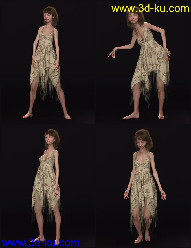 Quixotry's Poses for Edie 8模型的图片1