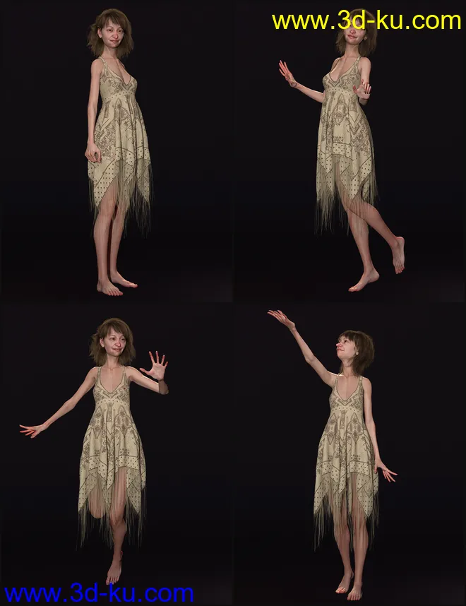 Quixotry's Poses for Edie 8模型的图片2