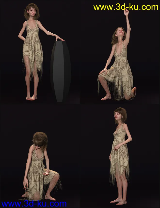 Quixotry's Poses for Edie 8模型的图片3