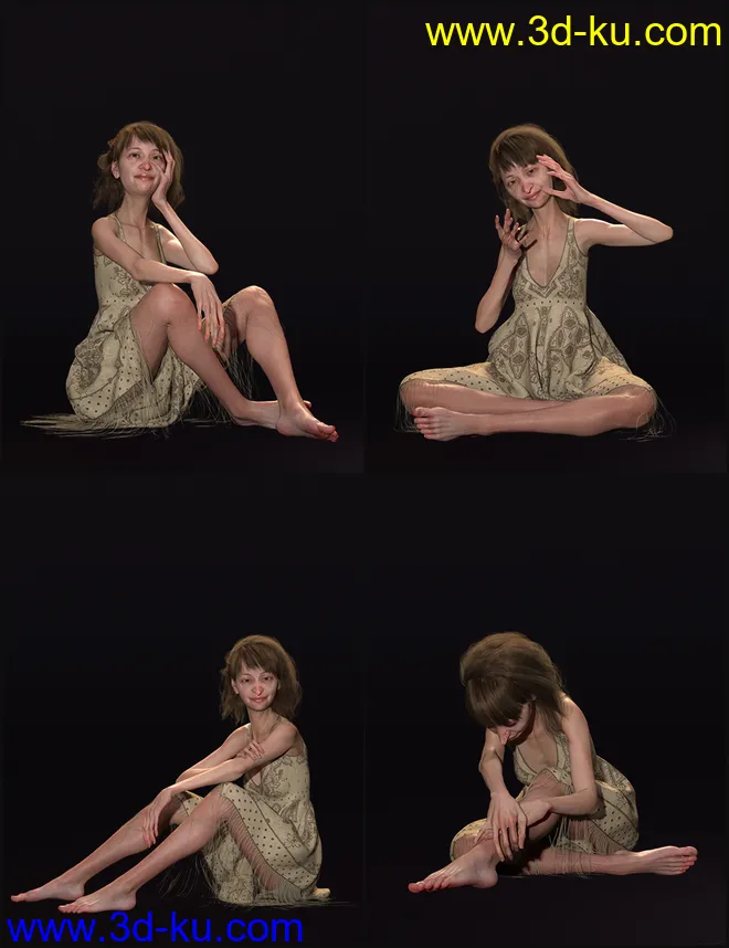 Quixotry's Poses for Edie 8模型的图片4
