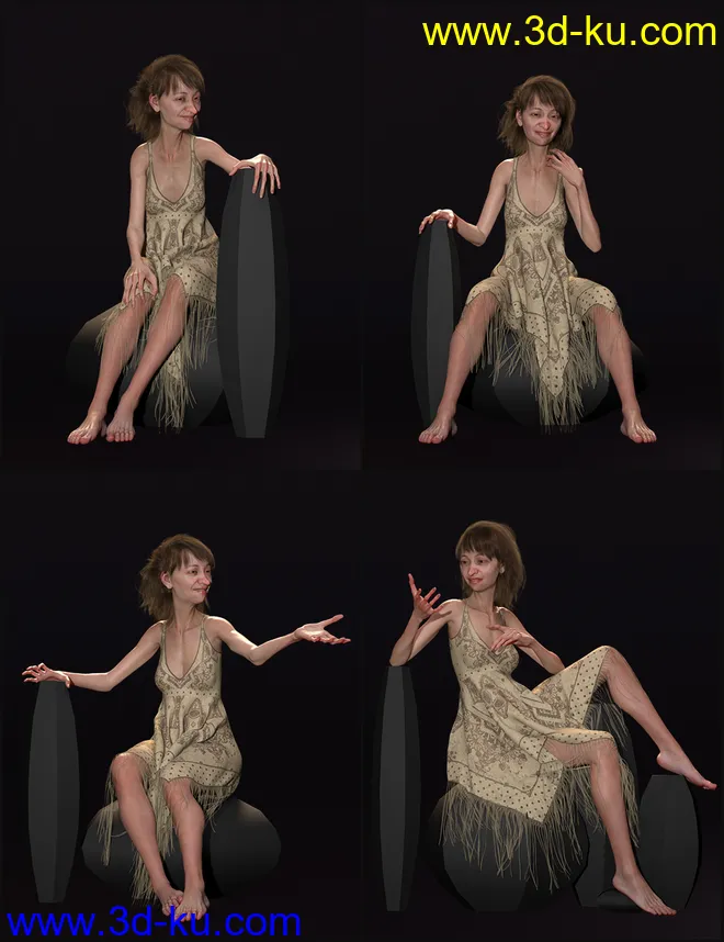 Quixotry's Poses for Edie 8模型的图片5