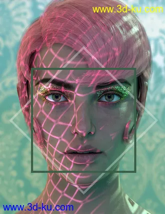 3D打印模型Rainbow Gel Portrait Lighting for Iray的图片