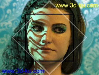 3D打印模型Rainbow Gel Portrait Lighting for Iray的图片