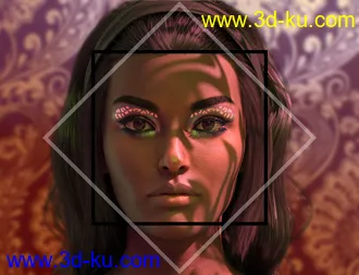 3D打印模型Rainbow Gel Portrait Lighting for Iray的图片