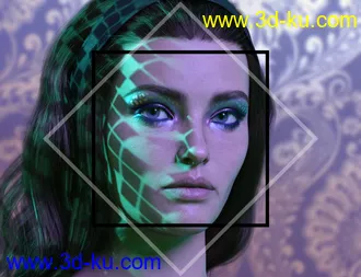 3D打印模型Rainbow Gel Portrait Lighting for Iray的图片