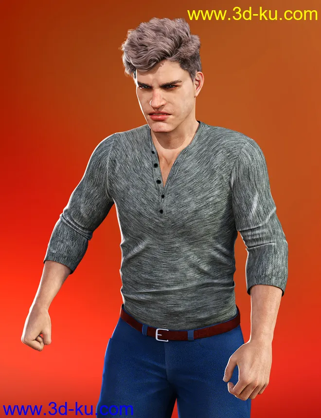 Reactions 2 Animations for Genesis 8模型的图片1