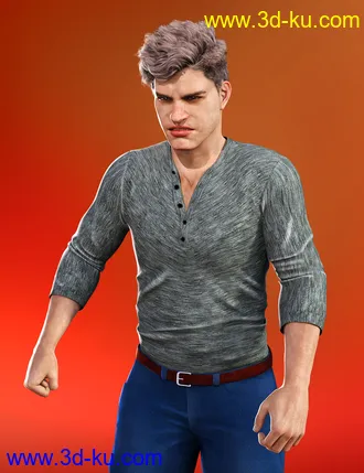 3D打印模型Reactions 2 Animations for Genesis 8的图片