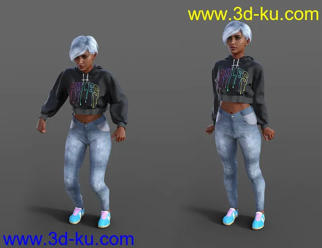 Reactions 2 Animations for Genesis 8模型的图片2