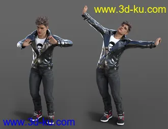 3D打印模型Reactions 2 Animations for Genesis 8的图片