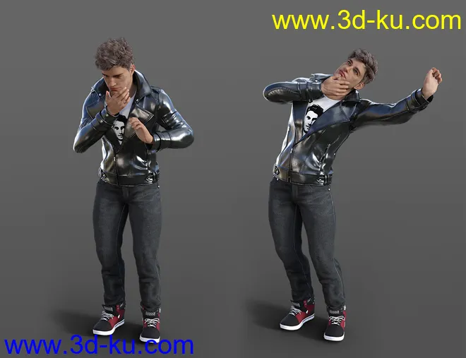 Reactions 2 Animations for Genesis 8模型的图片6