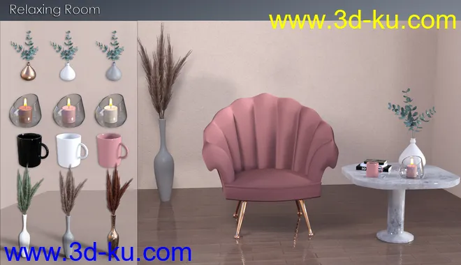 Relaxing Room 1模型的图片3