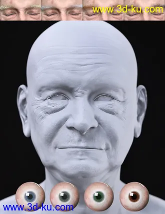 3D打印模型Richard HD for Genesis 8.1 Males的图片