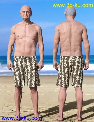 3D打印模型Richard HD for Genesis 8.1 Males的图片