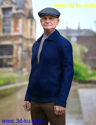 3D打印模型Richard HD for Genesis 8.1 Males的图片