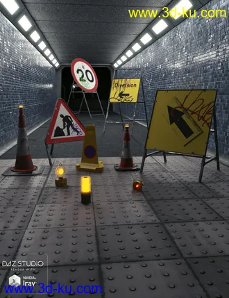 3D打印模型Road Works Stuff的图片
