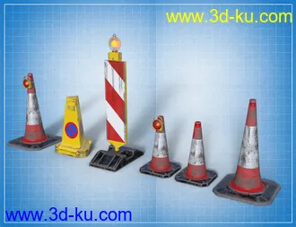 3D打印模型Road Works Stuff的图片
