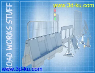 3D打印模型Road Works Stuff的图片