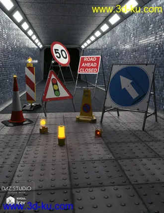 3D打印模型Road Works Stuff的图片