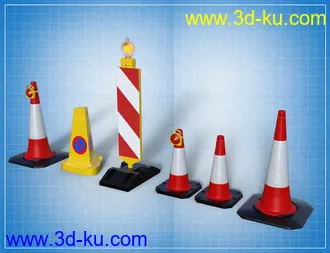 3D打印模型Road Works Stuff的图片