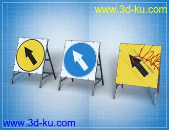 3D打印模型Road Works Stuff的图片