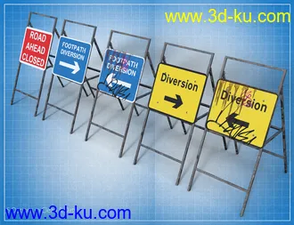 3D打印模型Road Works Stuff的图片