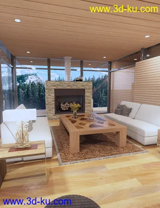3D打印模型Rockies Vacation House的图片