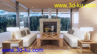 3D打印模型Rockies Vacation House的图片