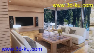 3D打印模型Rockies Vacation House的图片