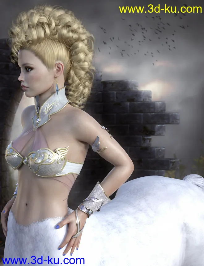 Roxana Hair Genesis 8 Female(s)模型的图片6