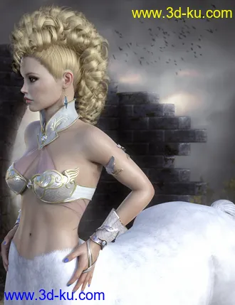 3D打印模型Roxana Hair Genesis 8 Female(s)的图片