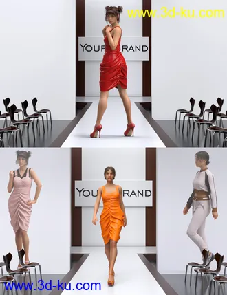 3D打印模型Runway for Fashion Show的图片