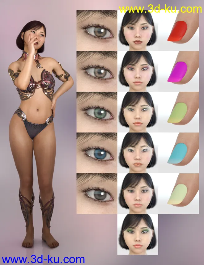 Sakiya for Genesis 8 Female模型的图片5