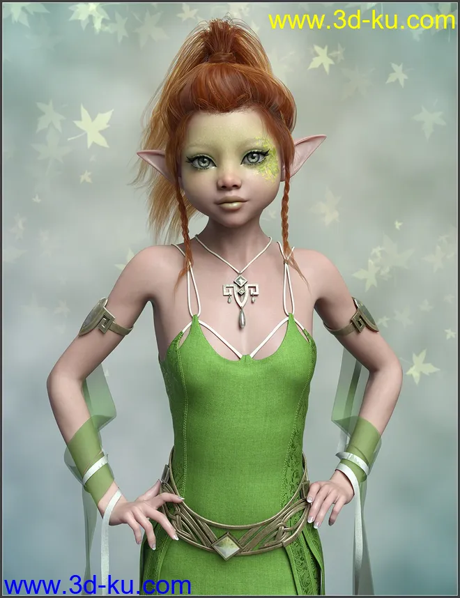 SASE Sprout for Genesis 8 Female模型的图片3