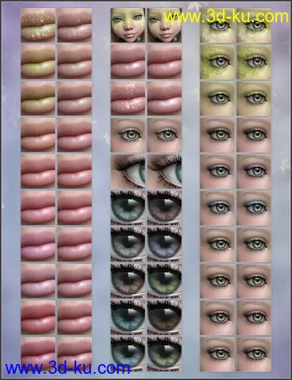 3D打印模型SASE Sprout for Genesis 8 Female的图片