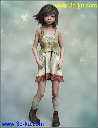 3D打印模型SASE Sprout for Genesis 8 Female的图片