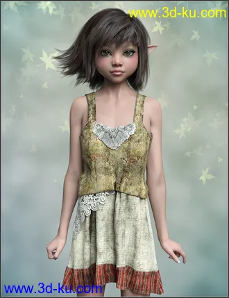 3D打印模型SASE Sprout for Genesis 8 Female的图片