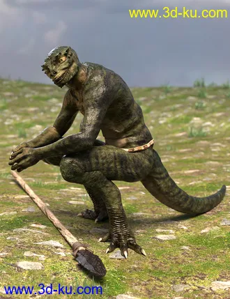 3D打印模型Saurian HD for Genesis 8 Male的图片