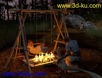 3D打印模型Saurian HD for Genesis 8 Male的图片