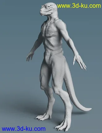 3D打印模型Saurian HD for Genesis 8 Male的图片