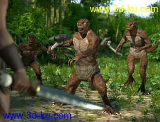 3D打印模型Saurian HD for Genesis 8 Male的图片