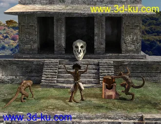 3D打印模型Saurian HD for Genesis 8 Male的图片