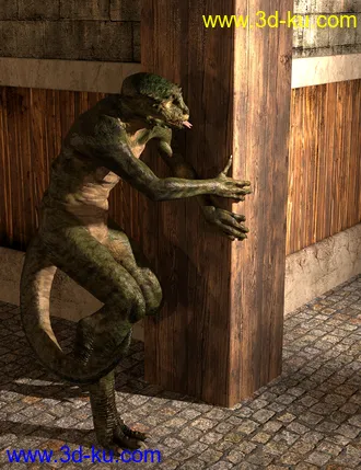 3D打印模型Saurian HD for Genesis 8 Male的图片