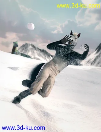 3D打印模型SBibb Snowball Fight Props and Poses for Genesis 8 and 8.1的图片