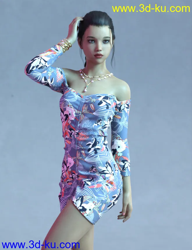 Scarlett for Genesis 8 Female模型的图片7