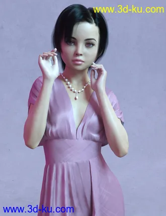 3D打印模型Scarlett Teen for Genesis 8 Female的图片