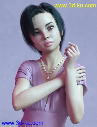 3D打印模型Scarlett Teen for Genesis 8 Female的图片