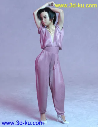 3D打印模型Scarlett Teen for Genesis 8 Female的图片