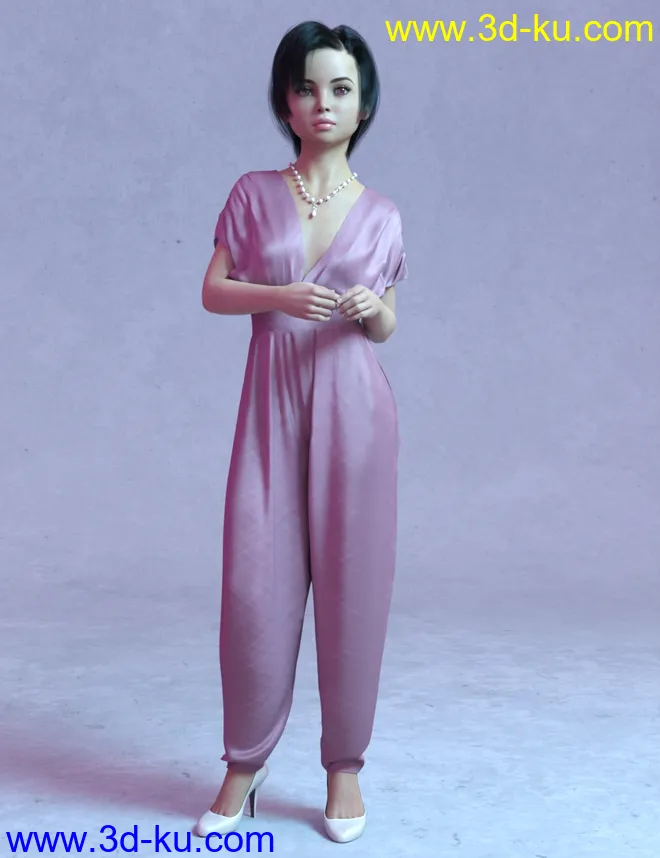 Scarlett Teen for Genesis 8 Female模型的图片6