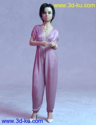 3D打印模型Scarlett Teen for Genesis 8 Female的图片