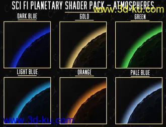 3D打印模型Sci-Fi Planetary Props and Shader Pack的图片